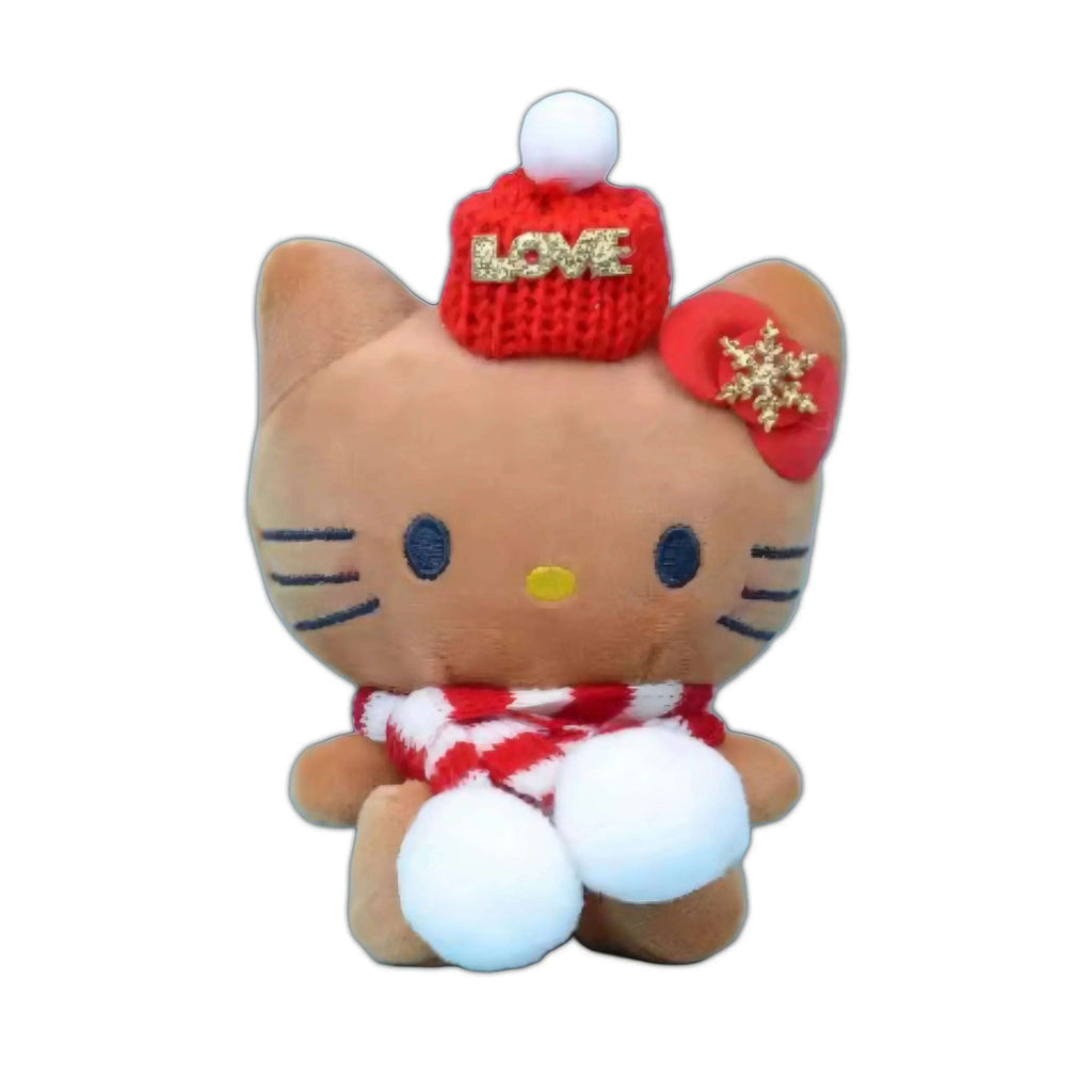 Hello Kitty Christmas Festive Plushie Keychain (10cm/4")