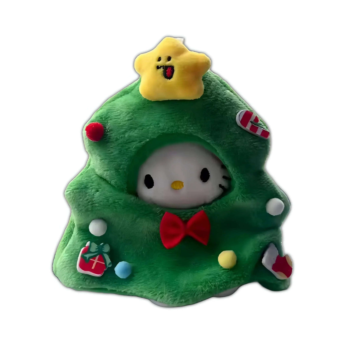 Hello Kitty Christmas Festive Plushie Keychain (10cm/4")