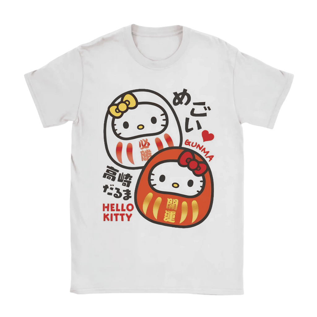 Hello Kitty Kawaii Daruma Dolls T-Shirt