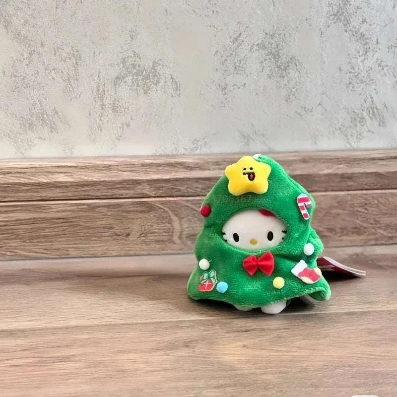 Hello Kitty Christmas Festive Plushie Keychain (10cm/4")