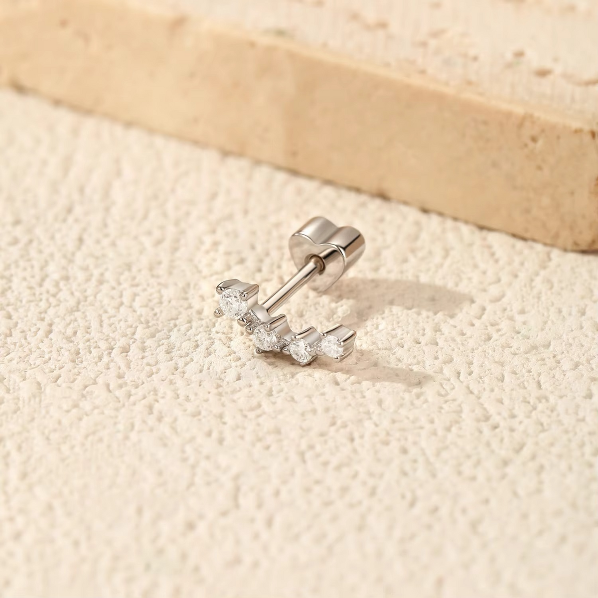Sliver Simple Ear Studs